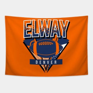 Elway Throwback Denver Football Tapestry