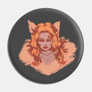 Foxy Girl Pin