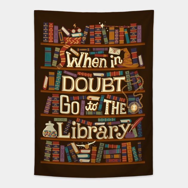 Go to the Library Tapestry by risarodil