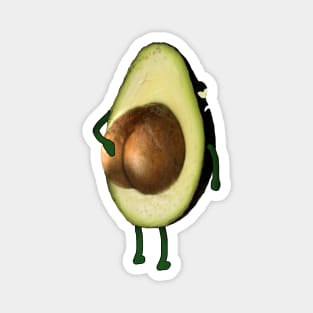 Avocado Seed Butt Funny Gag Gift Magnet