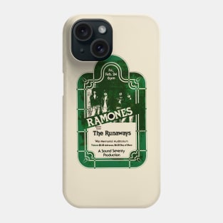 Ramones tour poster Phone Case