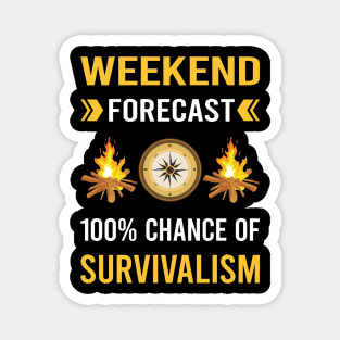 Weekend Forecast Survivalism Prepper Preppers Survival Magnet