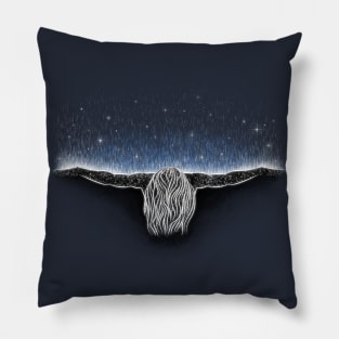 We Are All Made Of Stars (Black) Pillow