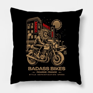 Badass Biker Pillow