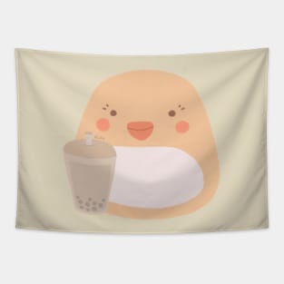 Mochi Duck with Boba Tapestry