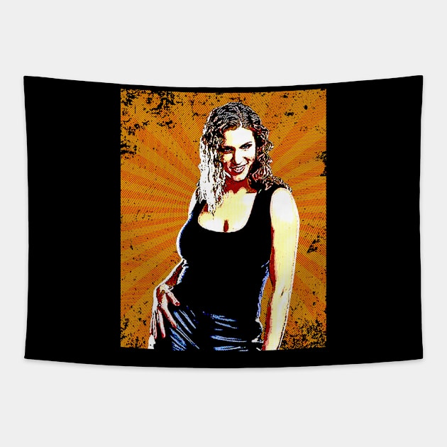 Stephanie Mcmahon // Retro Comics Tapestry by Kolovos Comic