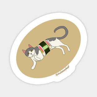 Sushi Cat - Francis Tuna Roll Magnet