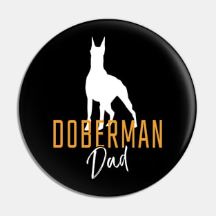 Doberman Dad Pin