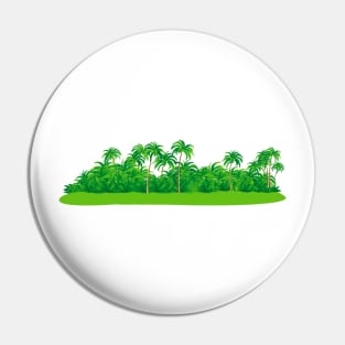 Enchanted Woods - Cartoon Green Forest Pin