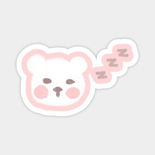 Sleepy bear Magnet