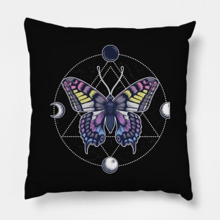Bigender Butterfly Pillow