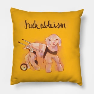 Fuck Ableism Pillow