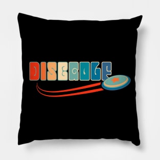 Disc Golf Retro Fun Pillow