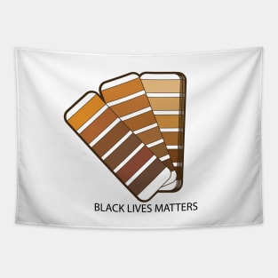 Black Lives matters-color chart Tapestry
