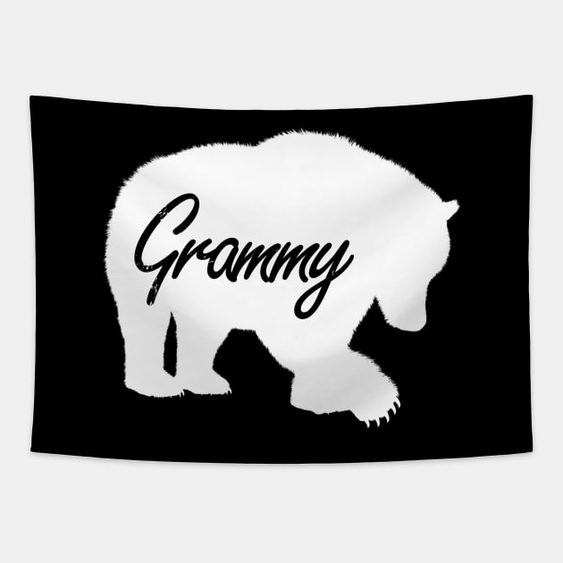 'Grammy Bear' Stylish Bear Grandmother Gift Tapestry by ourwackyhome