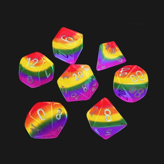 Pride dice by iisjah