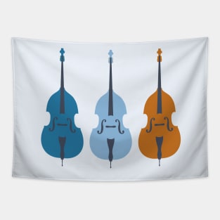 Trio of Double Basses Tapestry