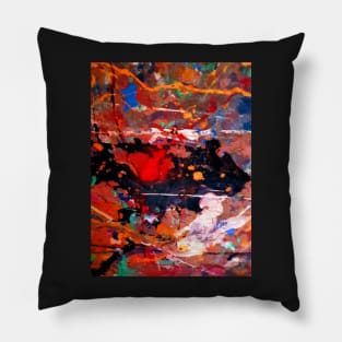 Perception in Red By Avril Thomas - Adelaide Artist Pillow