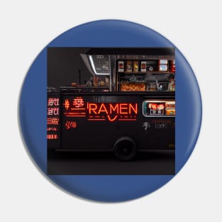 Cyberpunk Tokyo Ramen Food Truck Pin