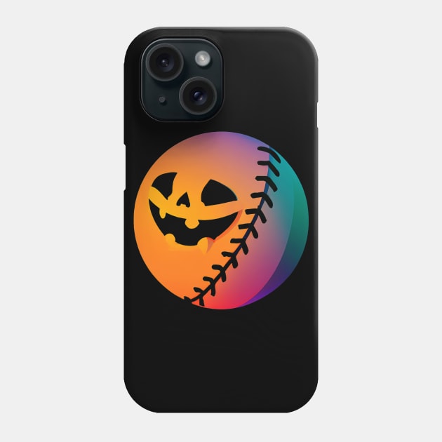 Halloween Baseball Retro Colorful Phone Case by BetterManufaktur