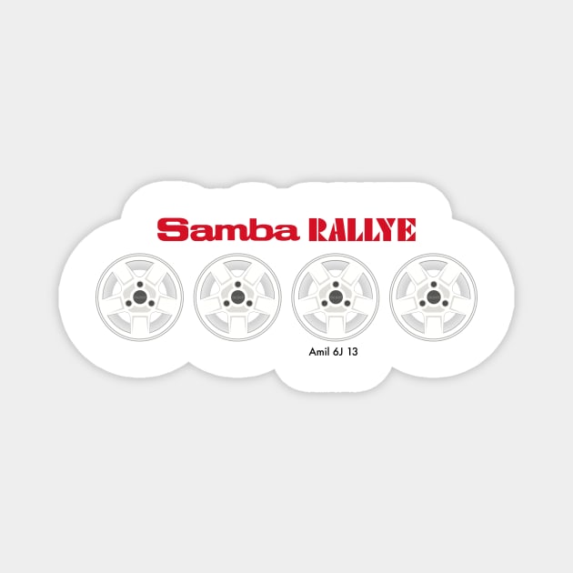 Talbot Samba Rallye Magnet by TShirtGuy2267