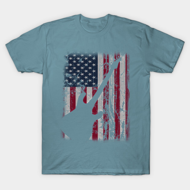 Discover American Flag Patriotic Guitar Musician - Guitar - T-Shirt