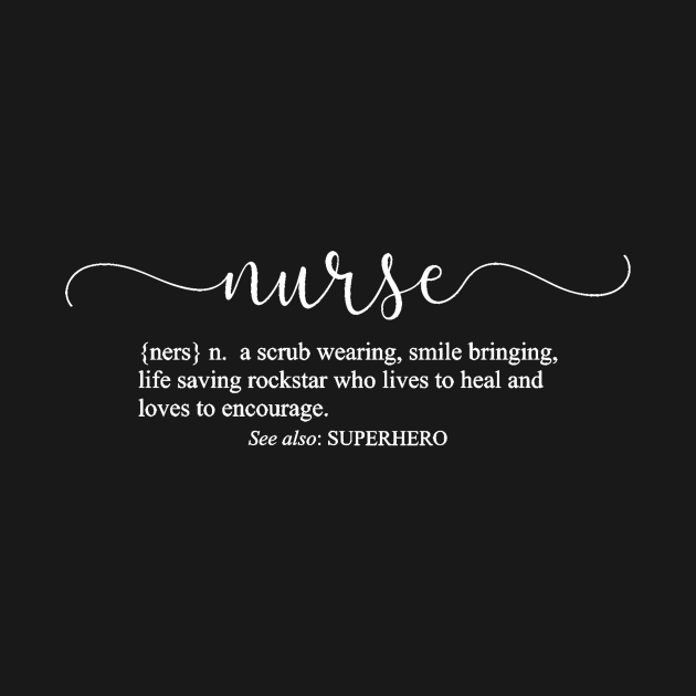 Nurse Definition Nurse TShirt TeePublic