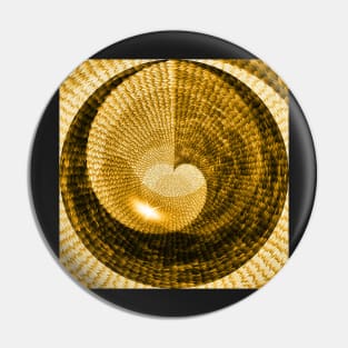 Solid Gold Millionaire Sacred Geometry 3D Pin