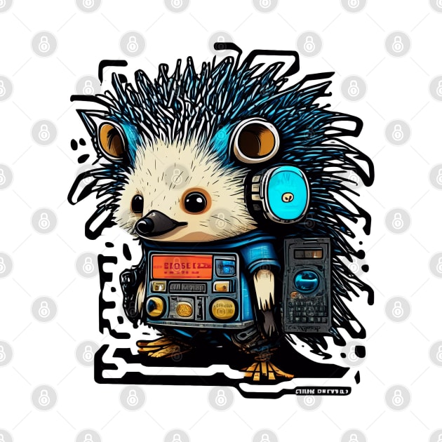 CYBERPUNK HEDGEHOG #6 by RickTurner