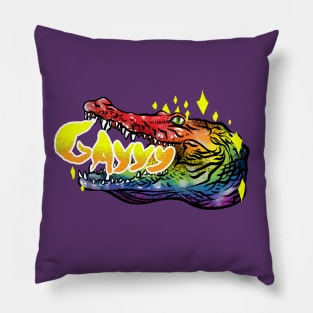 Alligaytor - Pride Alligator Pillow