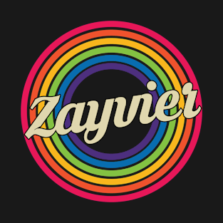 Zayvier - Retro Rainbow Style T-Shirt