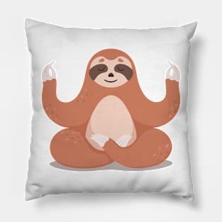 Cute Sloth Print Pillow