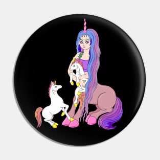 Centaur and Unicorns Pin