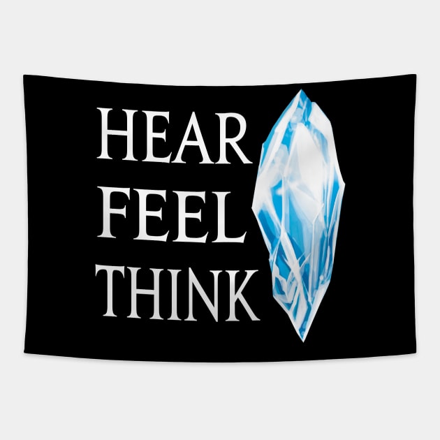 Hear Feel Think - The Mother Crystal of the World Tapestry by Asiadesign