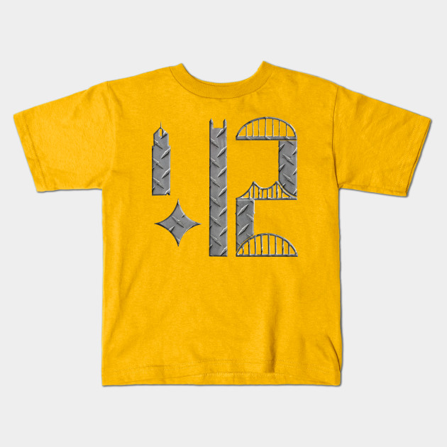 Pittsburgh 412 Steel City Skyline Gold Shirts And Stickers Steel