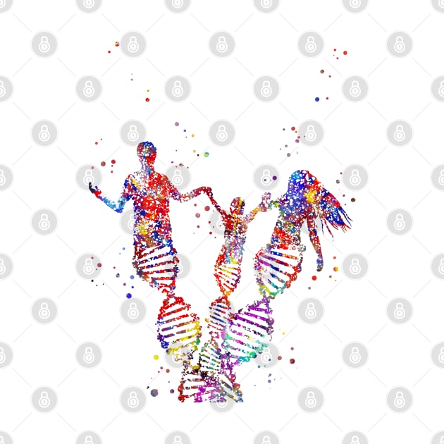 DNA family, by RosaliArt