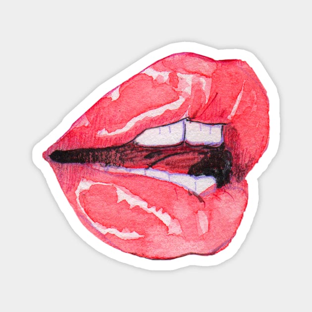 Whisper Lips Magnet by Kenny Routt