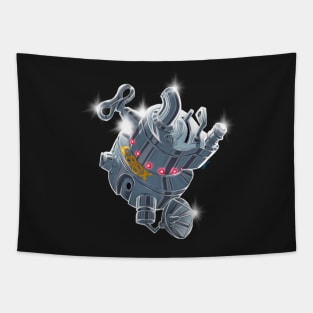Cosmetic Ship To THE MOON Tapestry