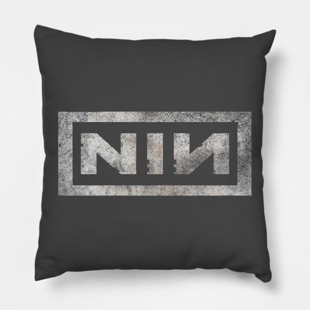 Preloved NIN logo Pillow by PabloEskobong