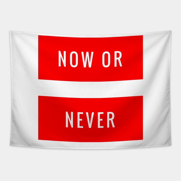 Now or Never Tapestry by GMAT