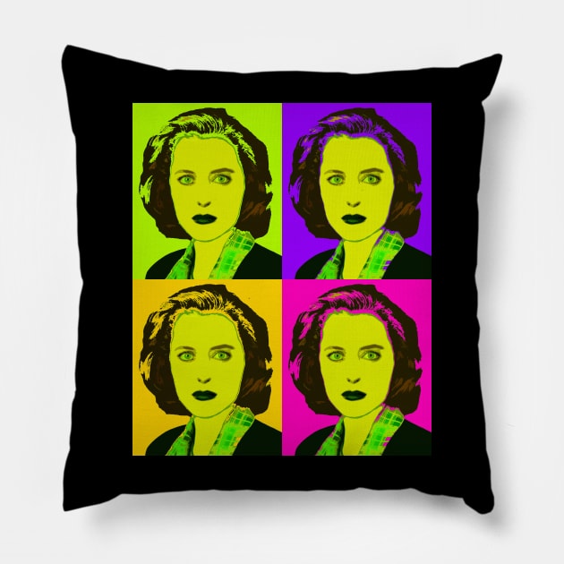 gillian anderson Pillow by oryan80