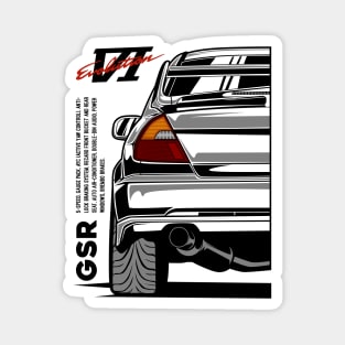 Lancer Evolution VI GSR Magnet