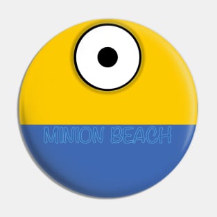 MINI YELLOW BEACH Pin