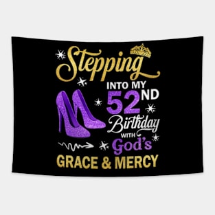 Stepping Into My 52nd Birthday With God's Grace & Mercy Bday Tapestry