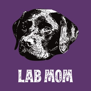 Labrador Mom Labrador Retriever Design T-Shirt