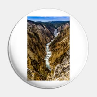 Lower Falls of Grand Canyon of Yellowstone Pin