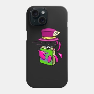 Cheshire Cat Reading Buddy Phone Case