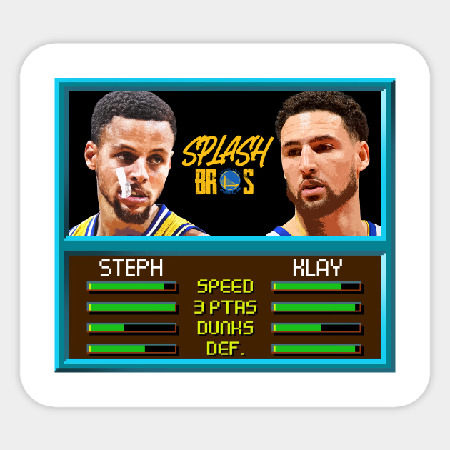 Splash Brothers NBA Jam Steph Curry Klay Thompson Golden State