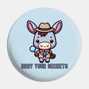 Donkey detective Pin