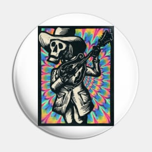 Dead Head Skeleton Pin